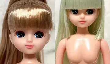 리카짱 일본제 캐슬제 묶음 판매 인형 교실 포니테일 민트