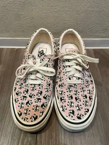 VANS ERA 팬더 무늬 스니커즈 핑크