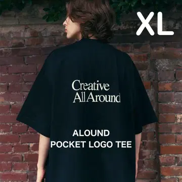 [ XL ] ALOUND POCKET LOGO TEE BLACK