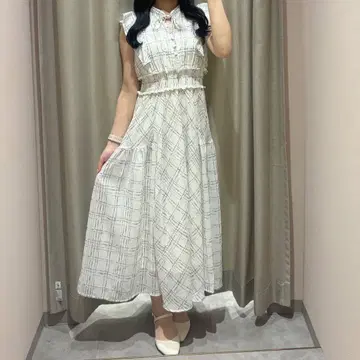 AnMILLE 안미르 체크 레이디 OP