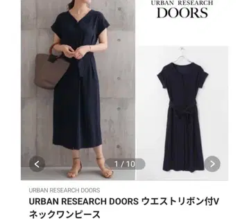 URBAN RESEARCH DOORS V넥 원피스