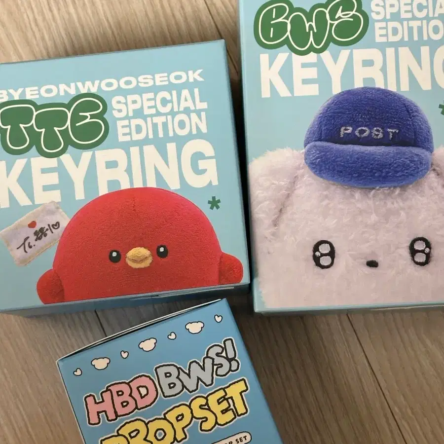 [3종 일괄]변우석 BWS 스페셜 에디션 키링 2종 + 프로포셋(포카포함)