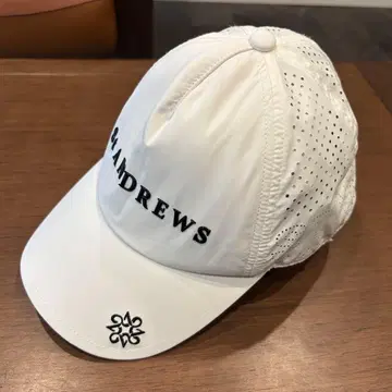 세인트 앤드류스 St ANDREWS 골프 캡 화이트