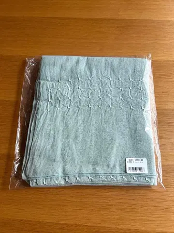 미개봉 새상품 utatane 면린넨 청강 조임 아리마츠 염색 헤코 오비 옅은 그린 일본제