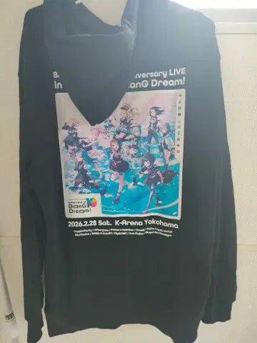 BanG Dream! 10th Anniversary 후드티