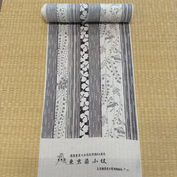 도쿄 염 코몬 옷감 코마 명주 여름 기모노