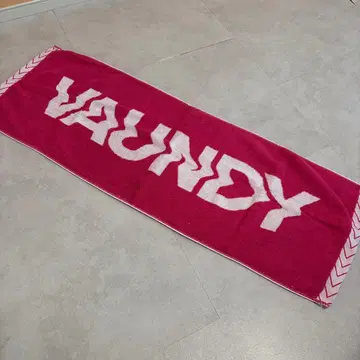 Vaundy 로고 타월 핑크