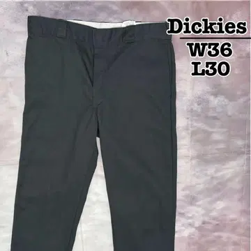 Dickies 874 워크 팬츠 차콜 오리지널 핏 W36