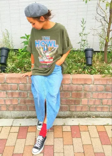 로데오 크라운 와이드 보울 더 하울 밴딩 티셔츠