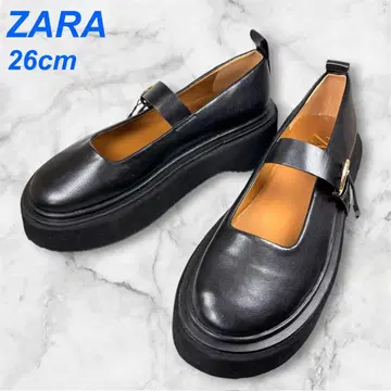 컨디션 최상 ZARA 멜리 제인 통굽 40 (25.5~26cm)