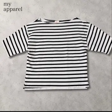 새상품급 my apparel 보더 바스크 셔츠 Y2K 일본제 L