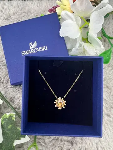 SWAROVSKI 목걸이 골드 컬러