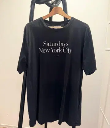 Saturdays New York City 티셔츠 블랙 S