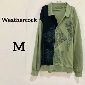 [ Weathercock ] 아트 디자인 하프 버튼 맨투맨 트레이닝복