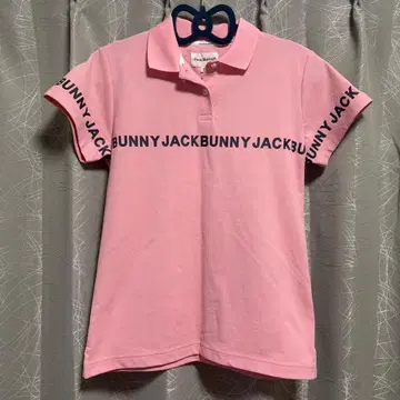 Jack Bunny 골프 셔츠 피케 셔츠 핑크