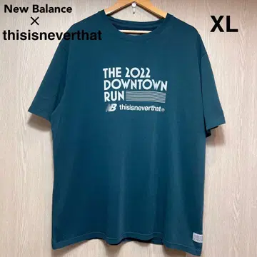 뉴발란스 디스이즈네버댓 콜라보 티셔츠 XL 그린