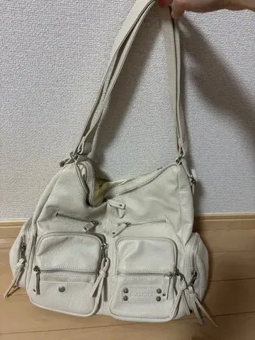 2way 숄더백 화이트