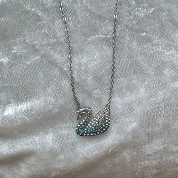 Swarovski 스완 목걸이 블루