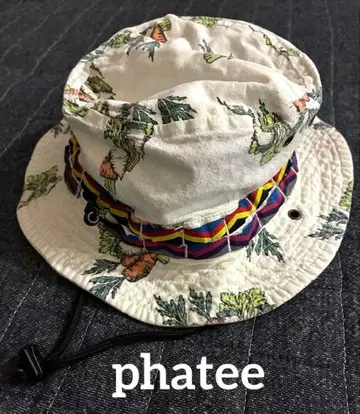 phatee 파티 헴프 혼방 햇 베지터블 패턴 GRASS HAT