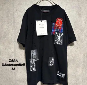 ZARA 그래픽 패치 T셔츠 X ANDERSSON BELL M