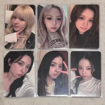 NMIXX 유럽 popup 트레이딩 카드 6장