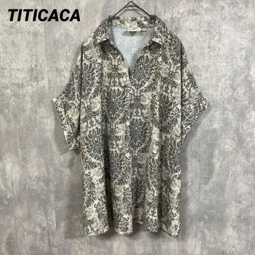 TITICACA 티티카카 다마스크 보타니컬 프린트 풀오버 에스닉
