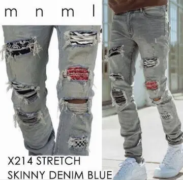 mnml 반다나 데님