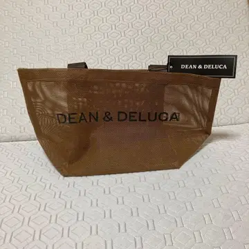 DEAN & DELUCA 메쉬 토트백 브라운 S