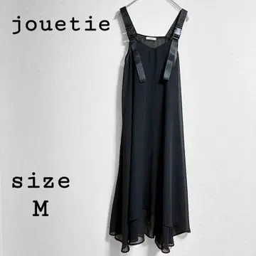 쥬에티 [ M ] 사이드 릴리즈 버클 시스루 원피스 쉬폰
