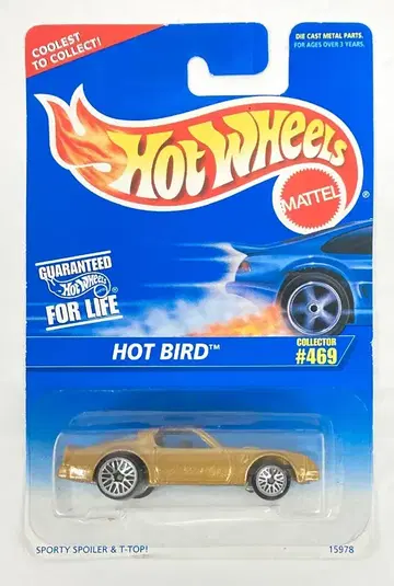 MATTEL MAINLINE #469 HOTWHEELS HOT BIRD 금 469
