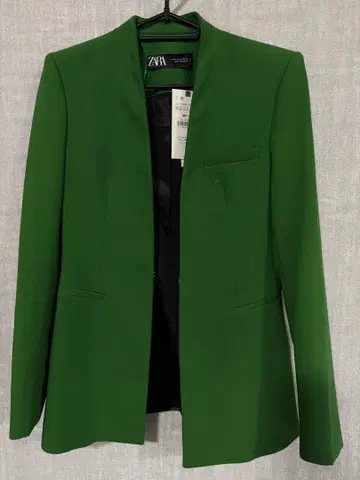 ZARA 테일러드 자켓 그린 XS