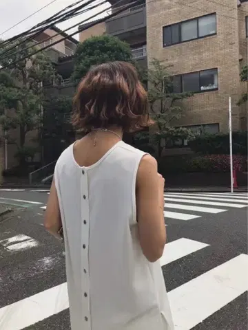AMERI OTONA 2WAY LONG BLOUSE