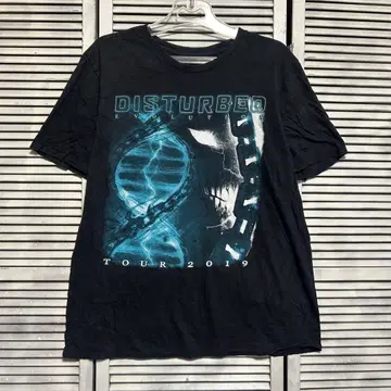 Disturbed Evolution 2019 티셔츠 블랙 L