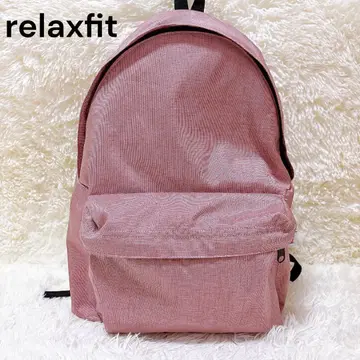[ 미사용급 ] 원숄더 나일론 데이팩 핑크 남녀 공용 relaxfit