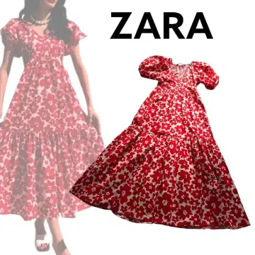 ZARA 자라 맥시 원피스 마리메꼬풍 꽃무늬