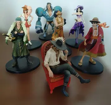 원피스 DXF 15주년 피규어 6체 (+미호크) 세트