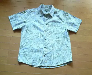Eddie Bauer 알로하 셔츠 반팔 셔츠 L