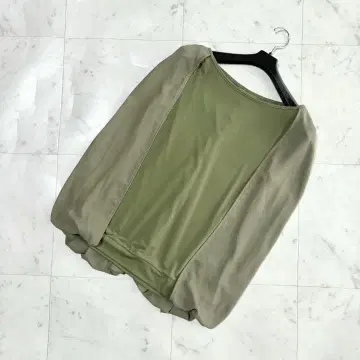 PLST 플라스테 블라우스 티셔츠 카키 M