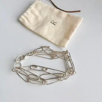 R 3연 체인 팔찌 silver925