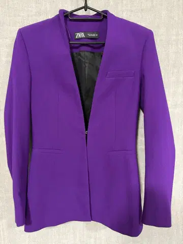 ZARA 테일러드 자켓 퍼플 S 사이즈