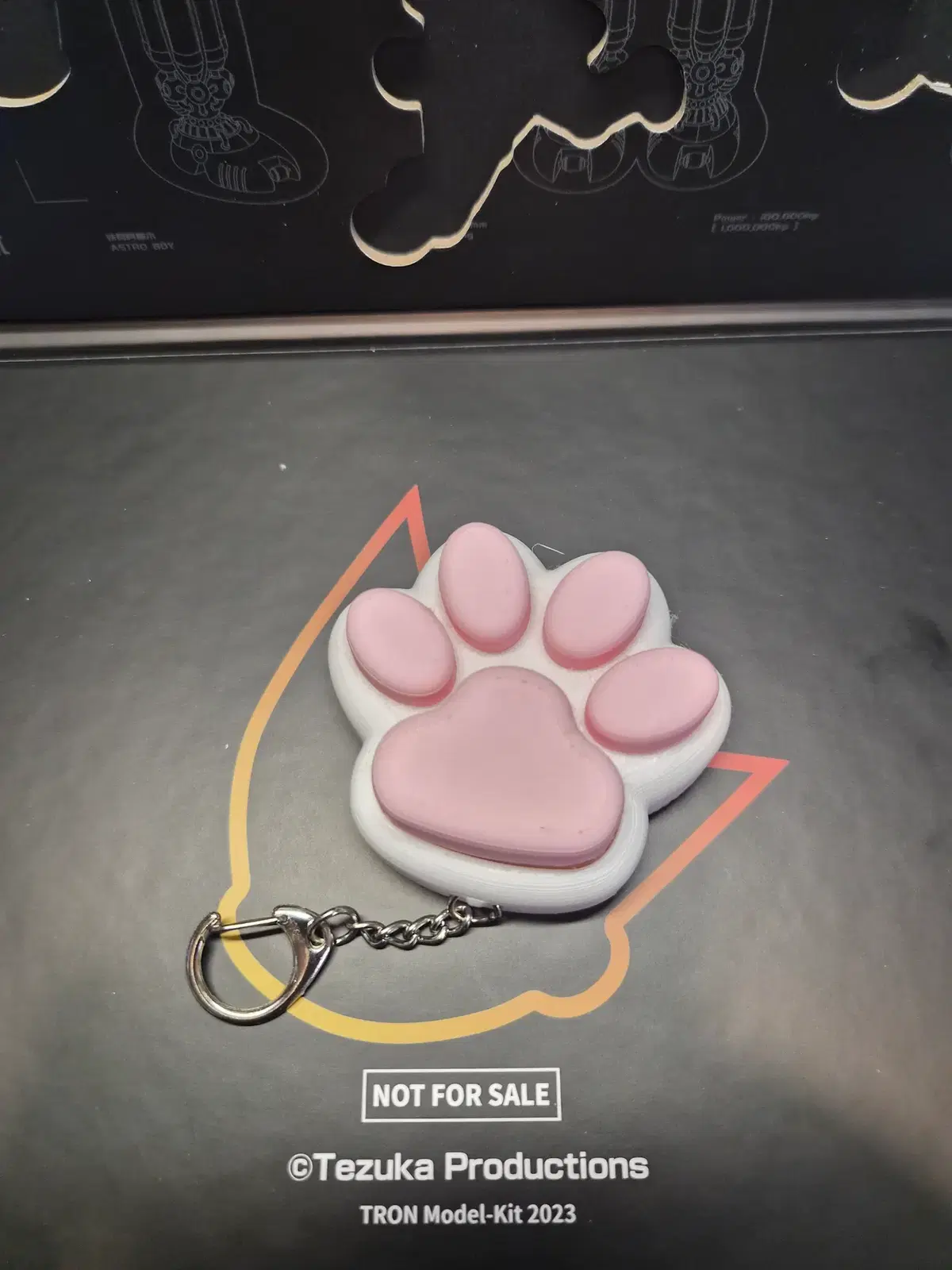 말랑 핑크 고양이 발바닥 피젯 클릭커