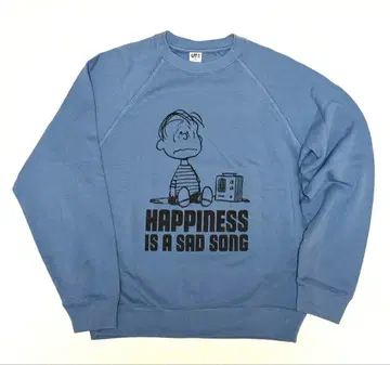 미사용 UNIQLO UT PEANUTS 맨투맨 블루
