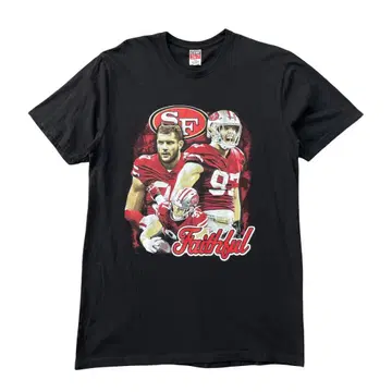 USA 구제 의류 NFL 샌프란시스코 49ers 닉 보사 T셔츠