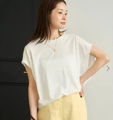 Plage ALBINI 하이 게이지 T셔츠 화이트