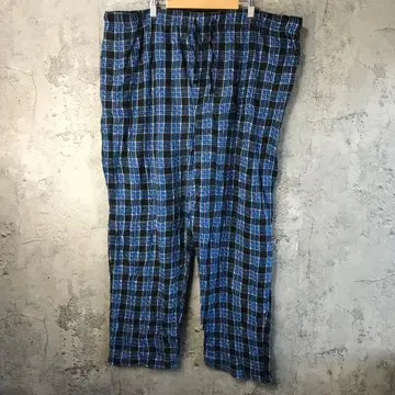 E219 구제 의류 파자마 팬츠 블랙 파랑 화이트 90s Y2K
