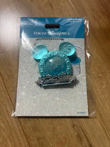 디즈니씨 25주년 쥬빌리 배지