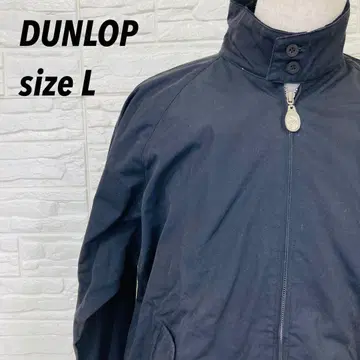 DUNLOP 던롭 스윙탑 블루종 자수 로고 블랙 남성용 L