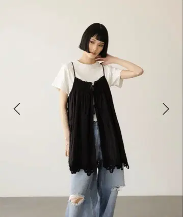 [미사용 새상품] 2WAY 바텐 레이스 미니 원피스