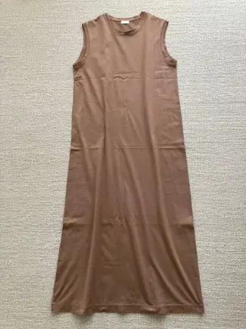 GALERIE VIE 슬리브리스 원피스 브라운 계열