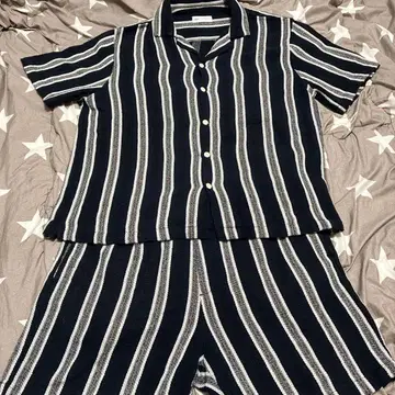 ZARA 스트라이프 패턴 셋업 상하의 세트 XL